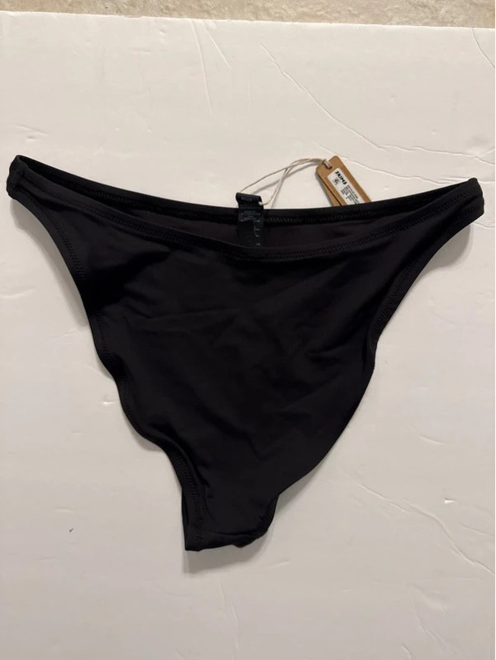 SKIMS Swim NWT Mid Coverage Bottom Black Size S - Picture 2 of 3